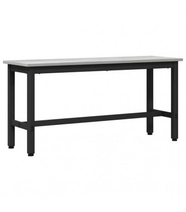 vidaXL Dining Bench 2 pcs Grey Sonoma 100 x 32.5 x 48.5 cm