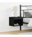 vidaXL TV Cabinet Set 2 pcs Black Oak 40 x 30 x 30 cm Engineered Wood