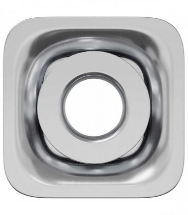 vidaXL Threaded Tube Insert 1818 pcs Black and Silver Galvanised Steel