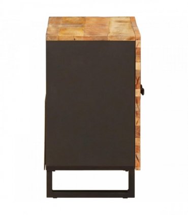 vidaXL Bathroom Sink Cabinet Natural 62 x 33 x 58 cm Solid Mango Wood