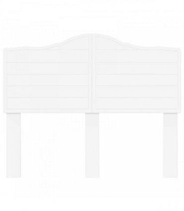 vidaXL Headboard White Engineered wood