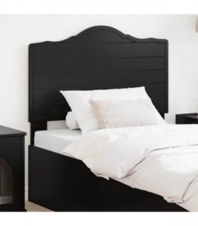 vidaXL Headboard Black Oak Engineered wood