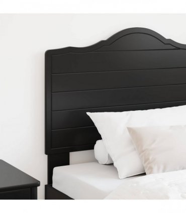 vidaXL Headboard Black Oak Engineered wood
