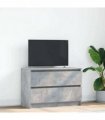 vidaXL TV Cabinet Concrete Grey 80x35x54 cm Engineered Wood