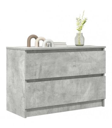 vidaXL TV Cabinet Concrete Grey 80x35x54 cm Engineered Wood