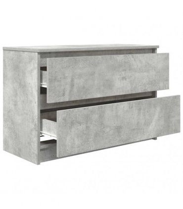 vidaXL TV Cabinet Concrete Grey 80x35x54 cm Engineered Wood
