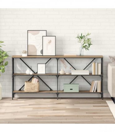vidaXL Console Table Artisan Oak 160 x 30 x 75 cm Engineered Wood