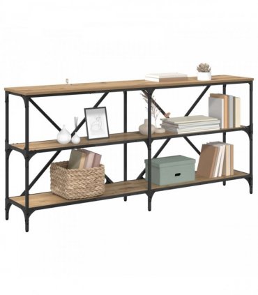 vidaXL Console Table Artisan Oak 160 x 30 x 75 cm Engineered Wood