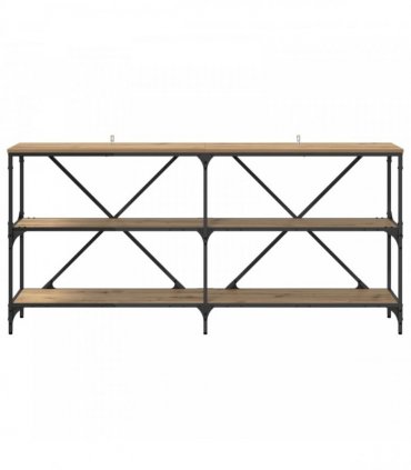 vidaXL Console Table Artisan Oak 160 x 30 x 75 cm Engineered Wood