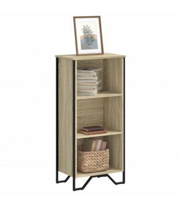 vidaXL Bookcase Sonoma Oak 50x31x106 cm Engineered Wood