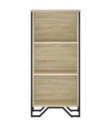 vidaXL Bookcase Sonoma Oak 50x31x106 cm Engineered Wood