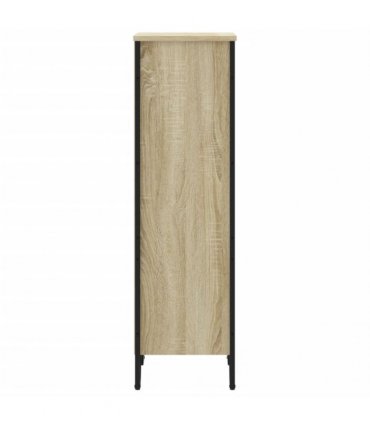 vidaXL Bookcase Sonoma Oak 50x31x106 cm Engineered Wood