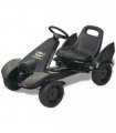 vidaXL Pedal Go Kart with Adjustable Seat Black