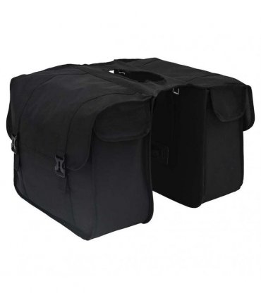 vidaXL Bicycle Bag Black 40 x 18.5 x 35 cm Polyester