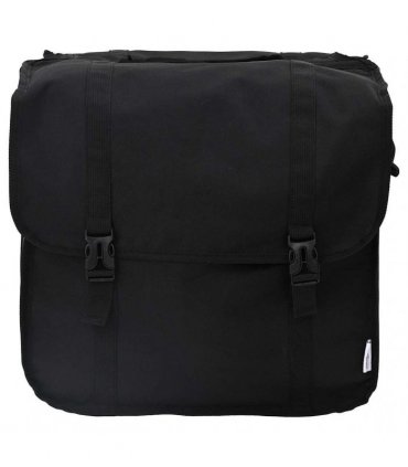 vidaXL Bicycle Bag Black 40 x 18.5 x 35 cm Polyester