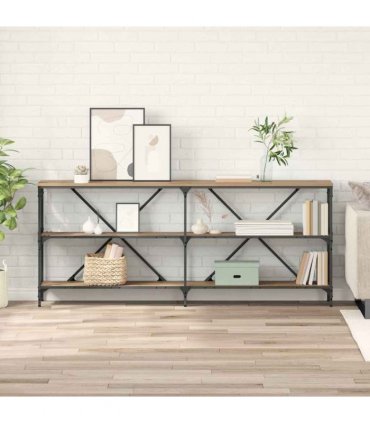 vidaXL Console Table Artisan Oak 180 x 30 x 75 cm Engineered Wood