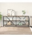 vidaXL Console Table Artisan Oak 180 x 30 x 75 cm Engineered Wood