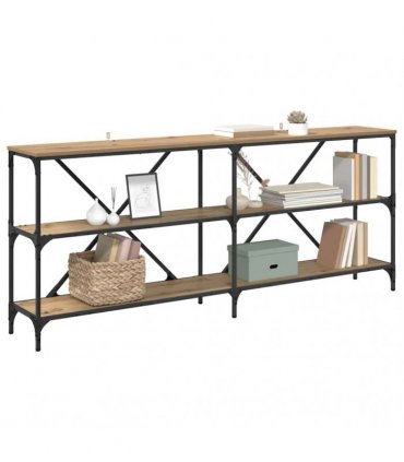 vidaXL Console Table Artisan Oak 180 x 30 x 75 cm Engineered Wood