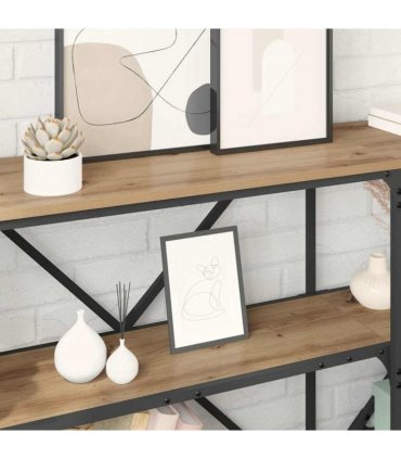 vidaXL Console Table Artisan Oak 180 x 30 x 75 cm Engineered Wood