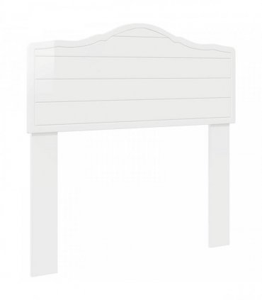 vidaXL Headboard Gloss White Engineered wood