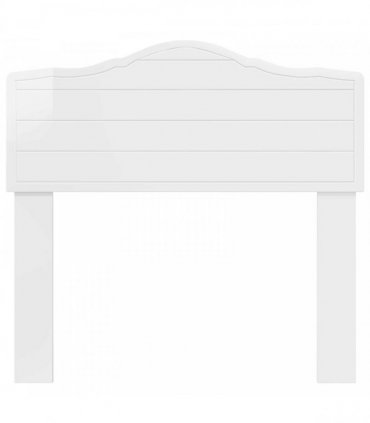 vidaXL Headboard Gloss White Engineered wood