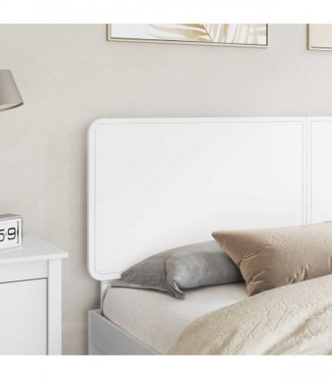 vidaXL Headboard White Engineered wood
