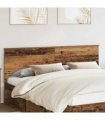 vidaXL Headboard Old Wood Engineered wood
