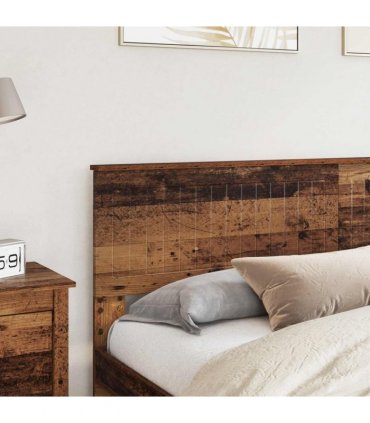 vidaXL Headboard Old Wood Engineered wood