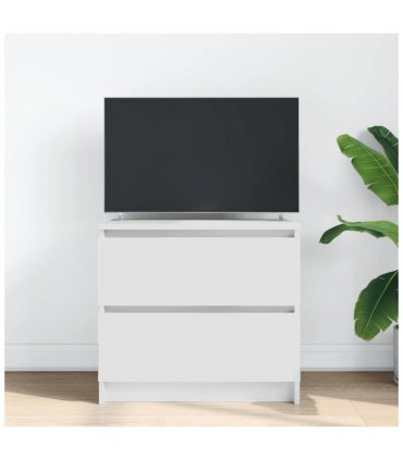 vidaXL TV Cabinet White 60x35x54 cm Engineered Wood
