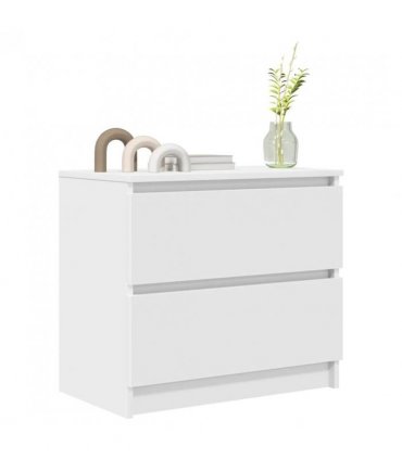 vidaXL TV Cabinet White 60x35x54 cm Engineered Wood