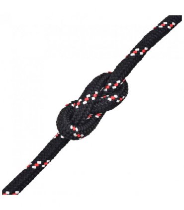 vidaXL Marine Rope Polypropylene 8 mm 100 m Black