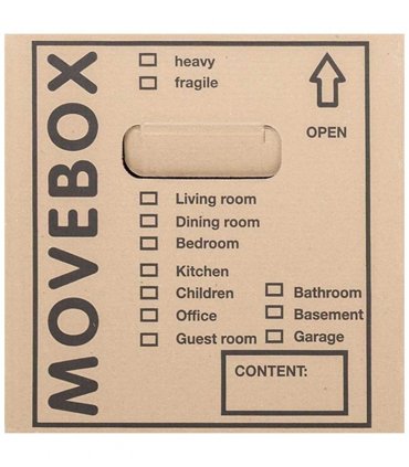 vidaXL Moving Box 20 pcs Natural 59 x 31.5 x 31.5 cm Cardboard