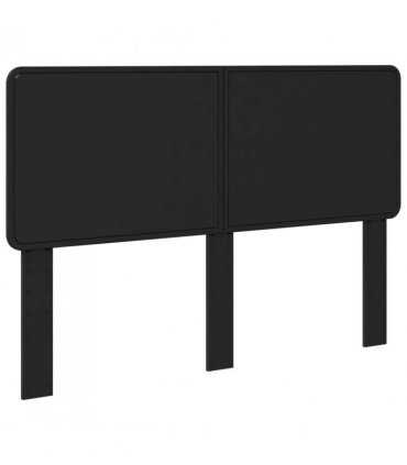 vidaXL Headboard Black Oak Engineered wood