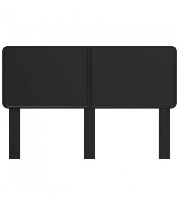 vidaXL Headboard Black Oak Engineered wood