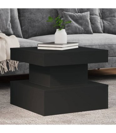 vidaXL Coffee Table | Black | Engineered Wood | Medium | Coffee Table | Square