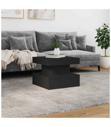 vidaXL Coffee Table | Black | Engineered Wood | Medium | Coffee Table | Square