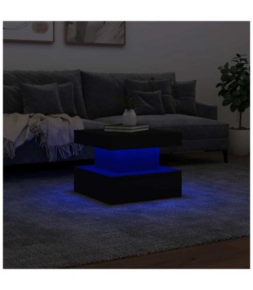 vidaXL Coffee Table | Black | Engineered Wood | Medium | Coffee Table | Square
