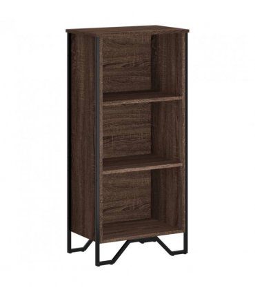 vidaXL Bookcase Brown Oak 50x31x106 cm Engineered Wood