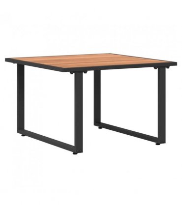 vidaXL Coffee Table Black and Brown 55 x 55 x 35 cm