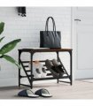 vidaXL Shoe Rack Brown Oak 60x30x45 cm Engineered Wood