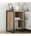 vidaXL Bedside Table Sonoma 39.5 x 30 x 50 cm Engineered Wood