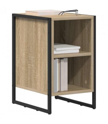 vidaXL Bedside Table Sonoma 39.5 x 30 x 50 cm Engineered Wood