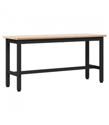 vidaXL Dining Bench Natural 100 x 32.5 x 49 cm Solid pine wood