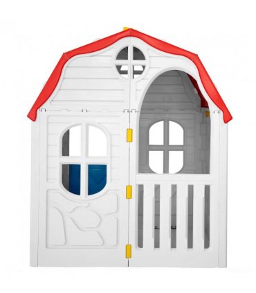vidaXL Kids Foldable Playhouse with Working Door and Windows
