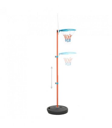 vidaXL Portable Basketball Play Set Adjustable 133-160 cm