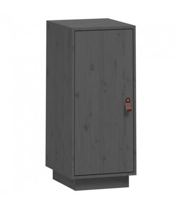 vidaXL Sideboard Grey 34x40x75 cm Solid Wood Pine