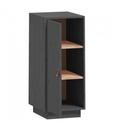 vidaXL Sideboard Grey 34x40x75 cm Solid Wood Pine