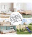 vidaXL Wood Screws 9231 pcs Silver Steel