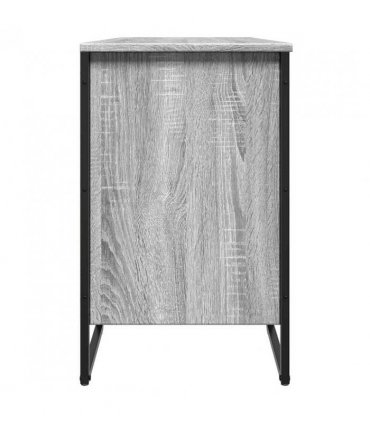 vidaXL Shoe Cabinet Grey Sonoma 90x38x61.5 cm Engineered Wood