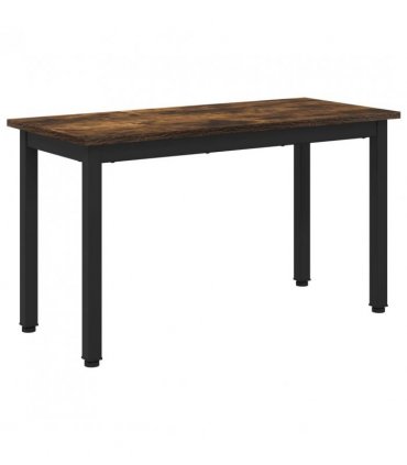 vidaXL Bench Smoke Oak 80 x 35 x 45 cm Engineered Wood